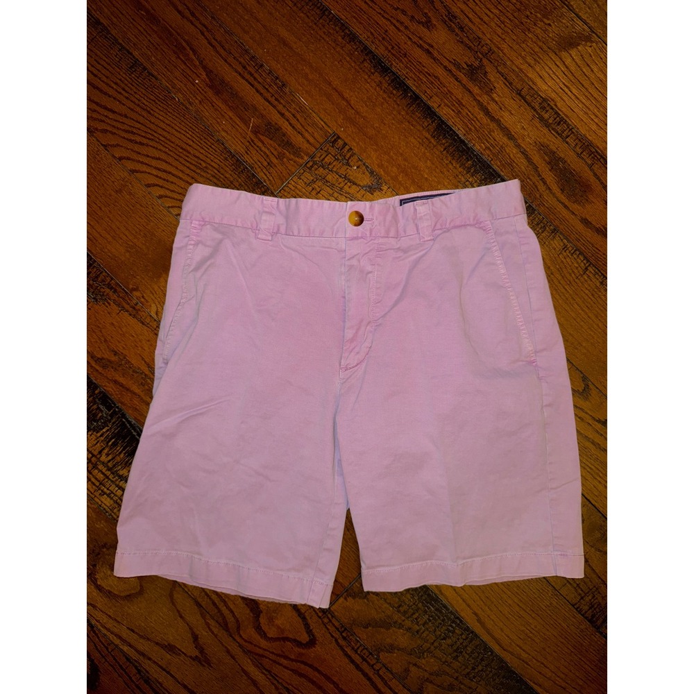 Vineyard Vines Breaker Shorts Men's Size 32‎ Pink Cotton Casual Chino Shorts